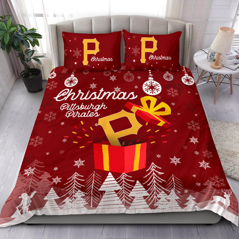 Merry Christmas Gift Pittsburgh Pirates Bedding Sets Pro Shop