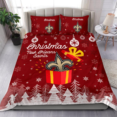 Merry Christmas Gift New Orleans Saints Bedding Sets Pro Shop