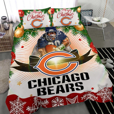Cool Gift Store Xmas Chicago Bears Bedding Sets
