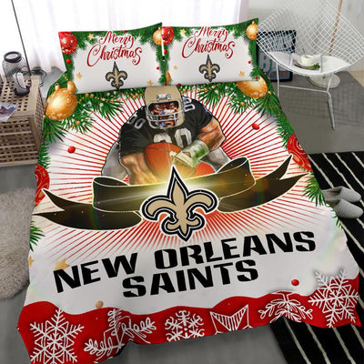 Cool Gift Store Xmas New Orleans Saints Bedding Sets