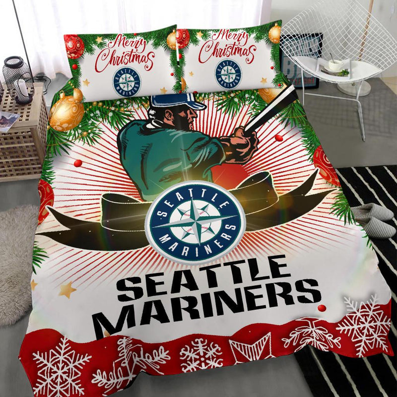 Cool Gift Store Xmas Seattle Mariners Bedding Sets