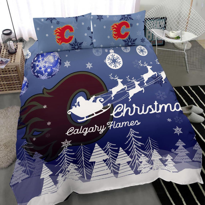 Xmas Gift Calgary Flames Bedding Sets Pro Shop