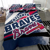 KHG Colorful Shine Amazing Atlanta Braves Bedding Sets