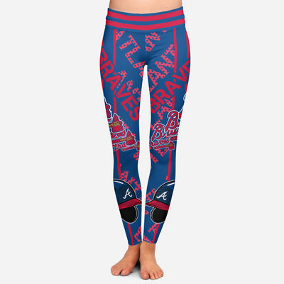 Unbelievable Sign Marvelous Awesome Atlanta Braves Leggings