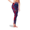 Curly Line Charming Daily Fashion Atlanta Braves Leggings