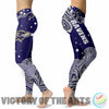 Great Summer With Wave Baltimore Ravens Leggings