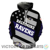 Proud Of American Stars Baltimore Ravens Hoodie