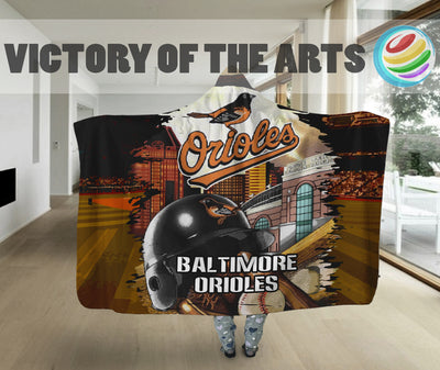 Pro Shop Baltimore Orioles Home Field Advantage Hooded Blanket