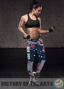 Great Summer With Wave Boston Red Sox Leggings
