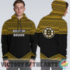 Simple Color Floral Boston Bruins Hoodie