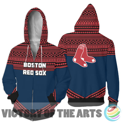 Simple Color Floral Boston Red Sox Hoodie