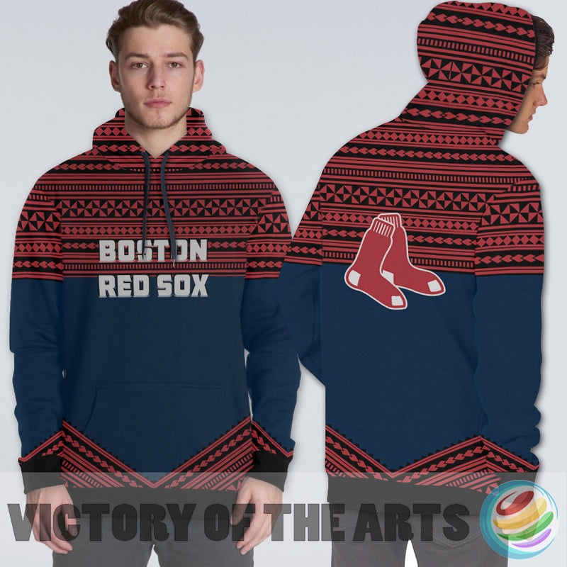 Simple Color Floral Boston Red Sox Hoodie