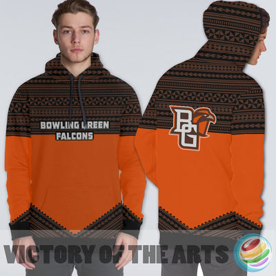 Simple Color Floral Bowling Green Falcons Hoodie