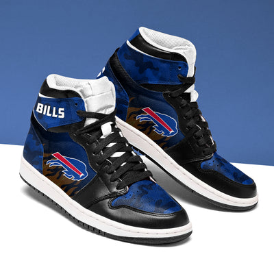 Simple Camo Logo Buffalo Bills Jordan Sneakers