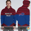 Simple Color Floral Buffalo Bills Hoodie