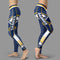 Single Small Line Circle Stylish Fashion Buffalo Sabres Leggings