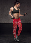 Cosy Seamless Border Wonderful Calgary Flames Leggings