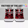 Simple Camo Logo Calgary Flames Jordan Sneakers