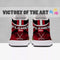 Simple Camo Logo Calgary Flames Jordan Sneakers