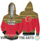 Simple Color Floral Calgary Flames Hoodie