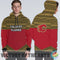 Simple Color Floral Calgary Flames Hoodie