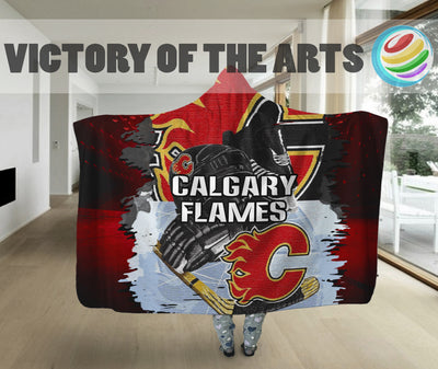 Pro Shop Calgary Flames Home Field Advantage Hooded Blanket