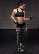 Cosy Seamless Border Wonderful Carolina Hurricanes Leggings