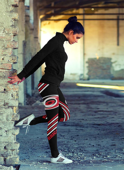 Straight Cute Beautiful Attractive Carolina Hurricanes Leggings