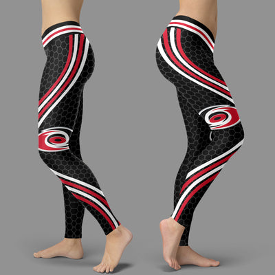 Black Venom Carolina Hurricanes Leggings