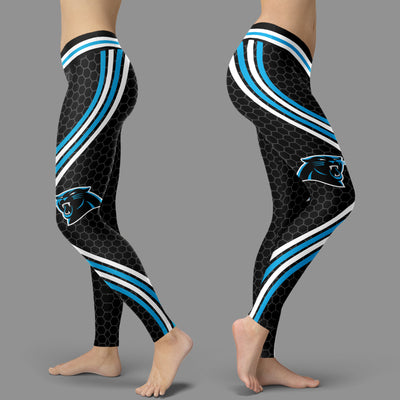 Black Venom Carolina Panthers Leggings