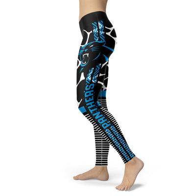 Cool Air Lighten Attractive Kind Carolina Panthers Leggings