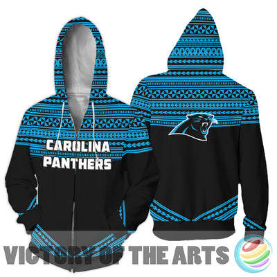 Simple Color Floral Carolina Panthers Hoodie