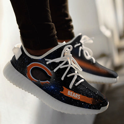 Art Scratch Mystery Chicago Bears Yeezy Shoes