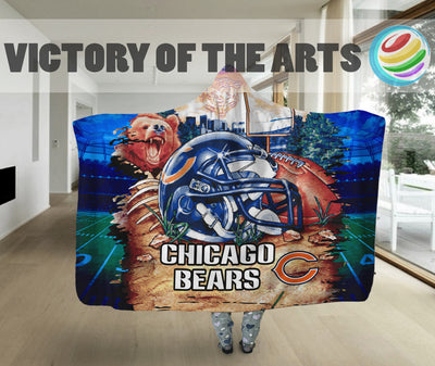 Pro Shop Chicago Bears Home Field Advantage Hooded Blanket