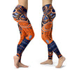 Boho Chicago Bears Leggings With Fantastic Art