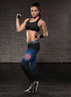 Inspired Cross Chicago Cubs Leggings