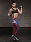 Fashion Gorgeous Fitting Fabulous Chicago Cubs Leggings