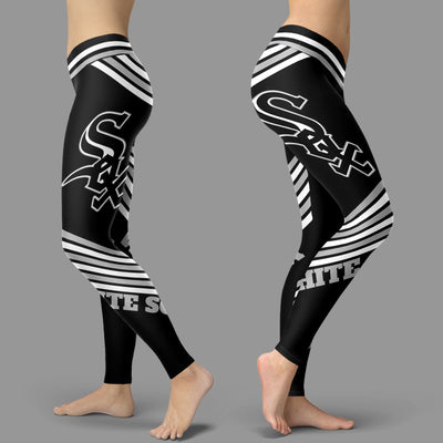 Straight Cute Beautiful Attractive Chicago White Sox Leggings