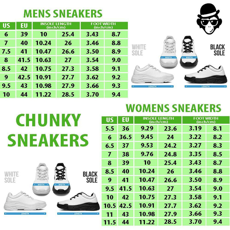 Colorful Logo Dallas Stars Chunky Sneakers