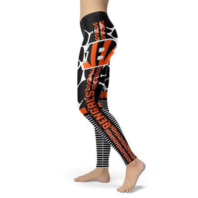 Cool Air Lighten Attractive Kind Cincinnati Bengals Leggings