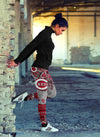 Boho Cincinnati Reds Leggings With Fantastic Art