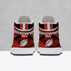 Simple Camo Logo Cleveland Browns Jordan Sneakers