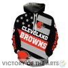 Proud Of American Stars Cleveland Browns Hoodie