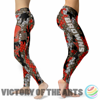 Inspired Hex Camo Cleveland Browns Leggings Shop