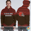 Simple Color Floral Cleveland Browns Hoodie