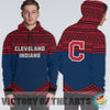 Simple Color Floral Cleveland Indians Hoodie