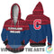 Simple Color Floral Cleveland Indians Hoodie