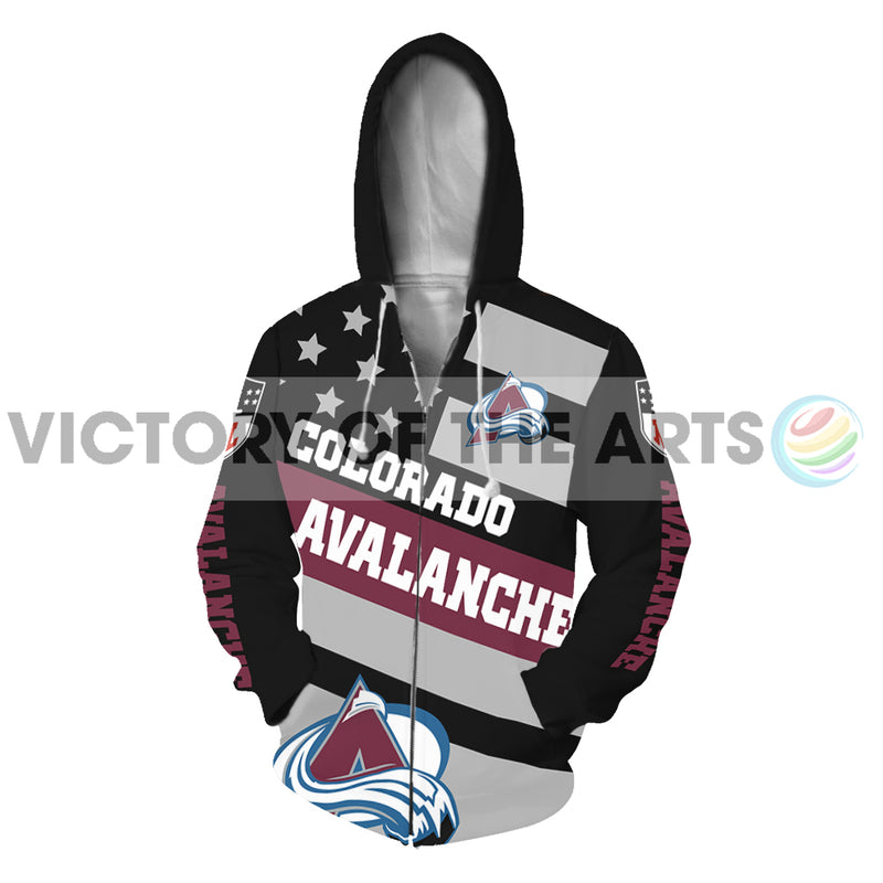 Proud Of American Stars Colorado Avalanche Hoodie