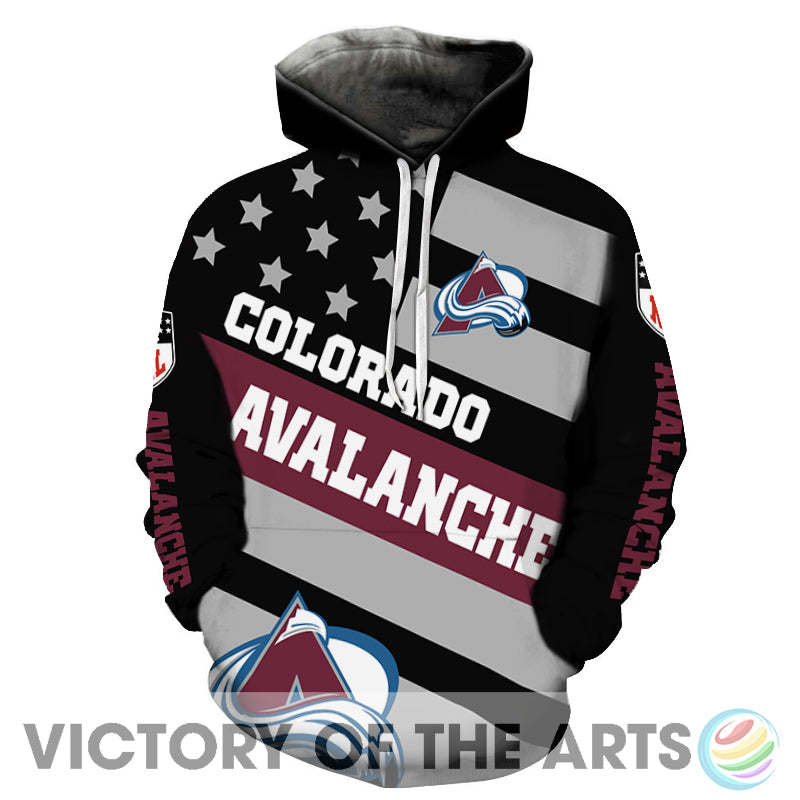 Proud Of American Stars Colorado Avalanche Hoodie