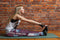 Single Small Line Circle Stylish Fashion Colorado Avalanche Leggings